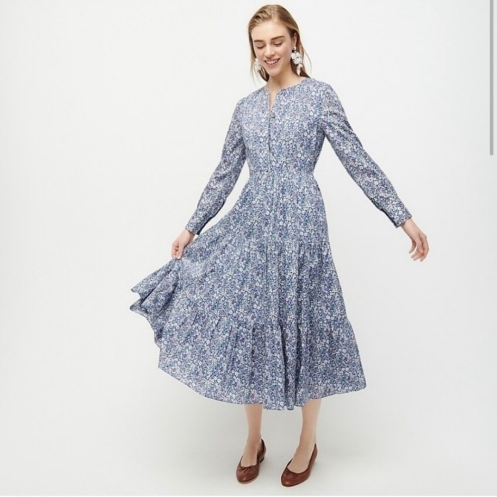 Liberty Print Tiered dress